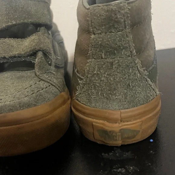 Vans Olive Green High-Tops - Picture 2 of 4